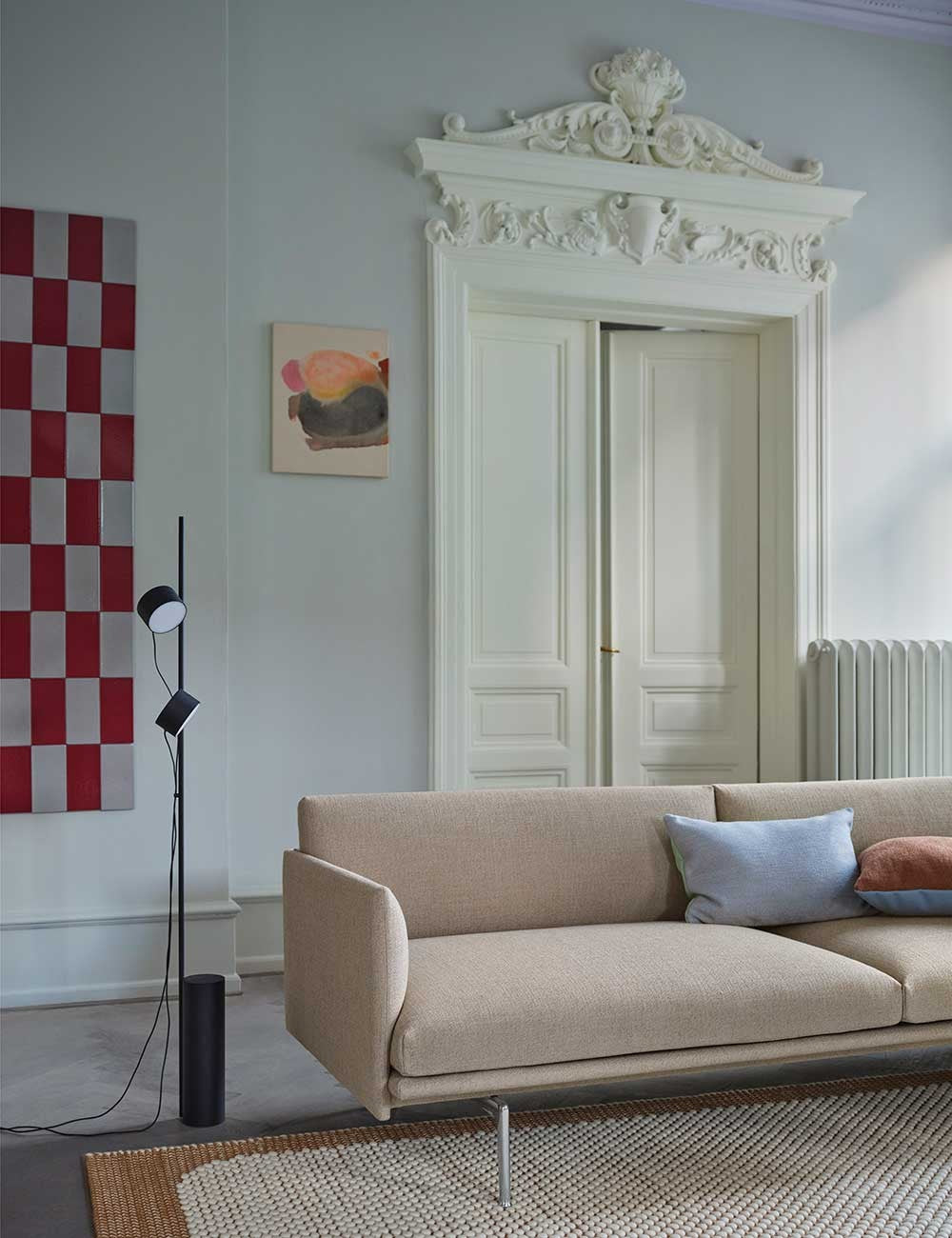 lampada da terra a palo