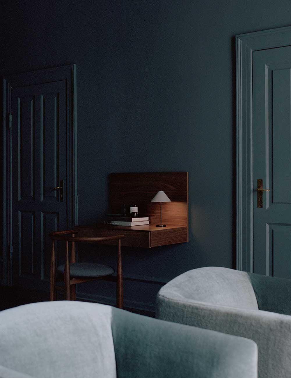 Scrivania a parete Tana