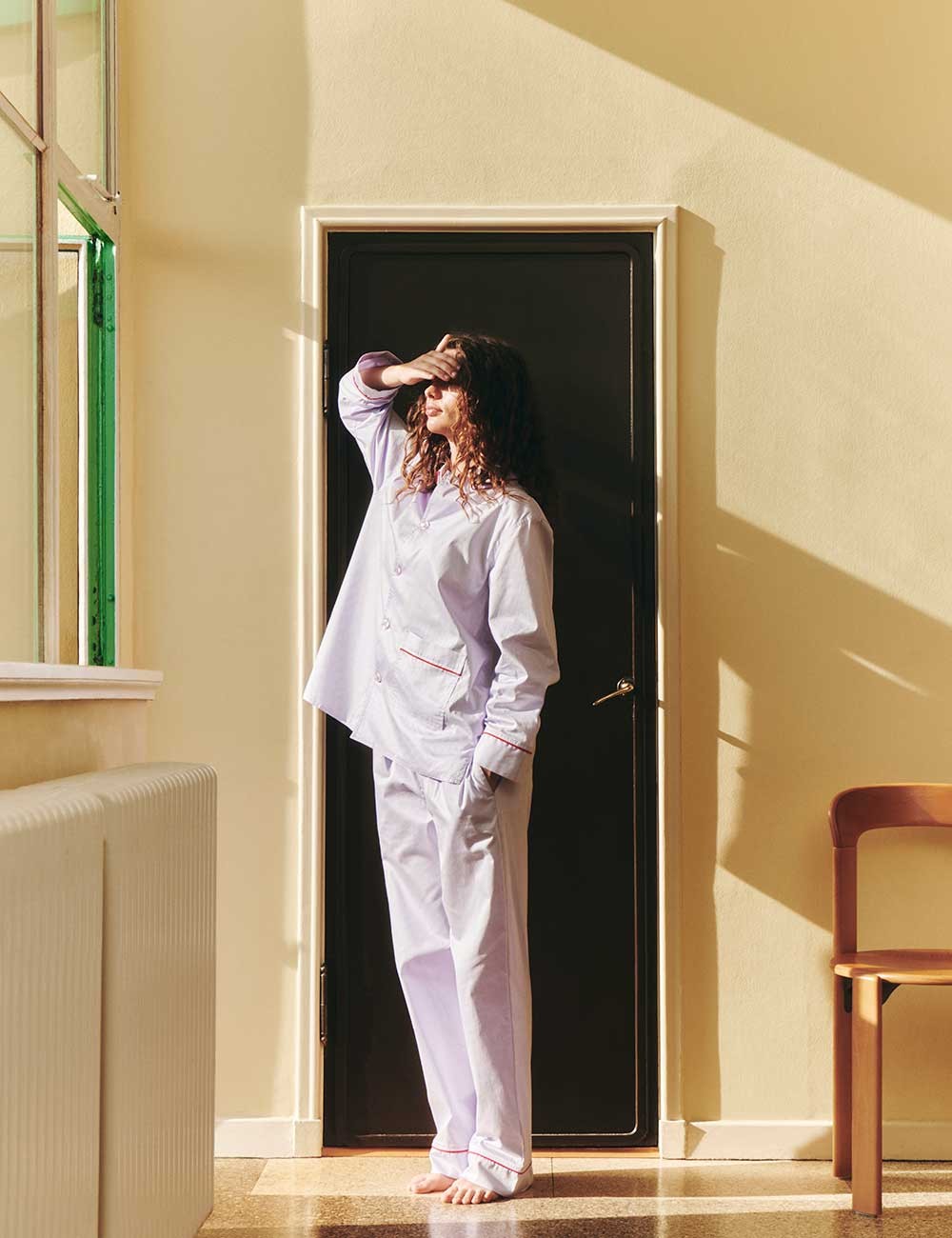 outline pyjama l/s shirt