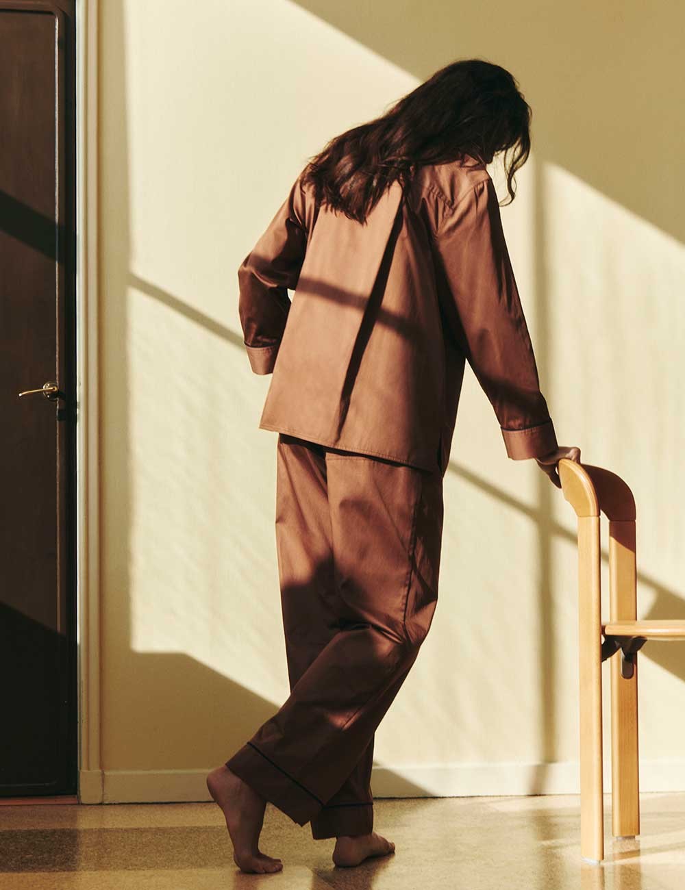 outline pyjama l/s shirt