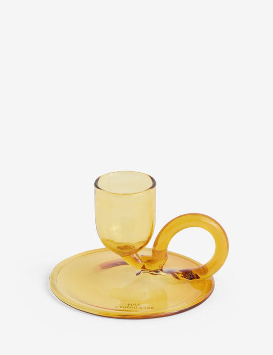 TINY CURVED CANDLEHOLDER