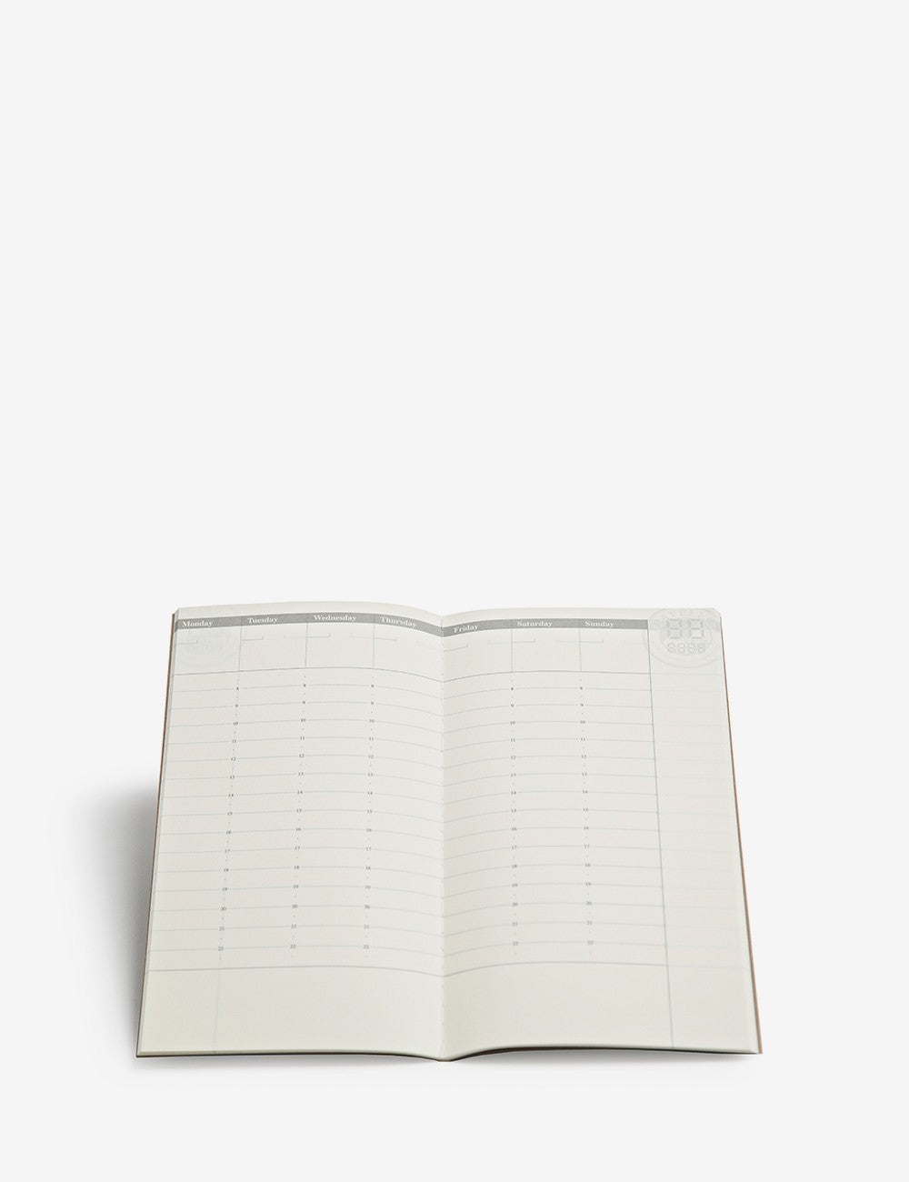 018 agenda settimanale