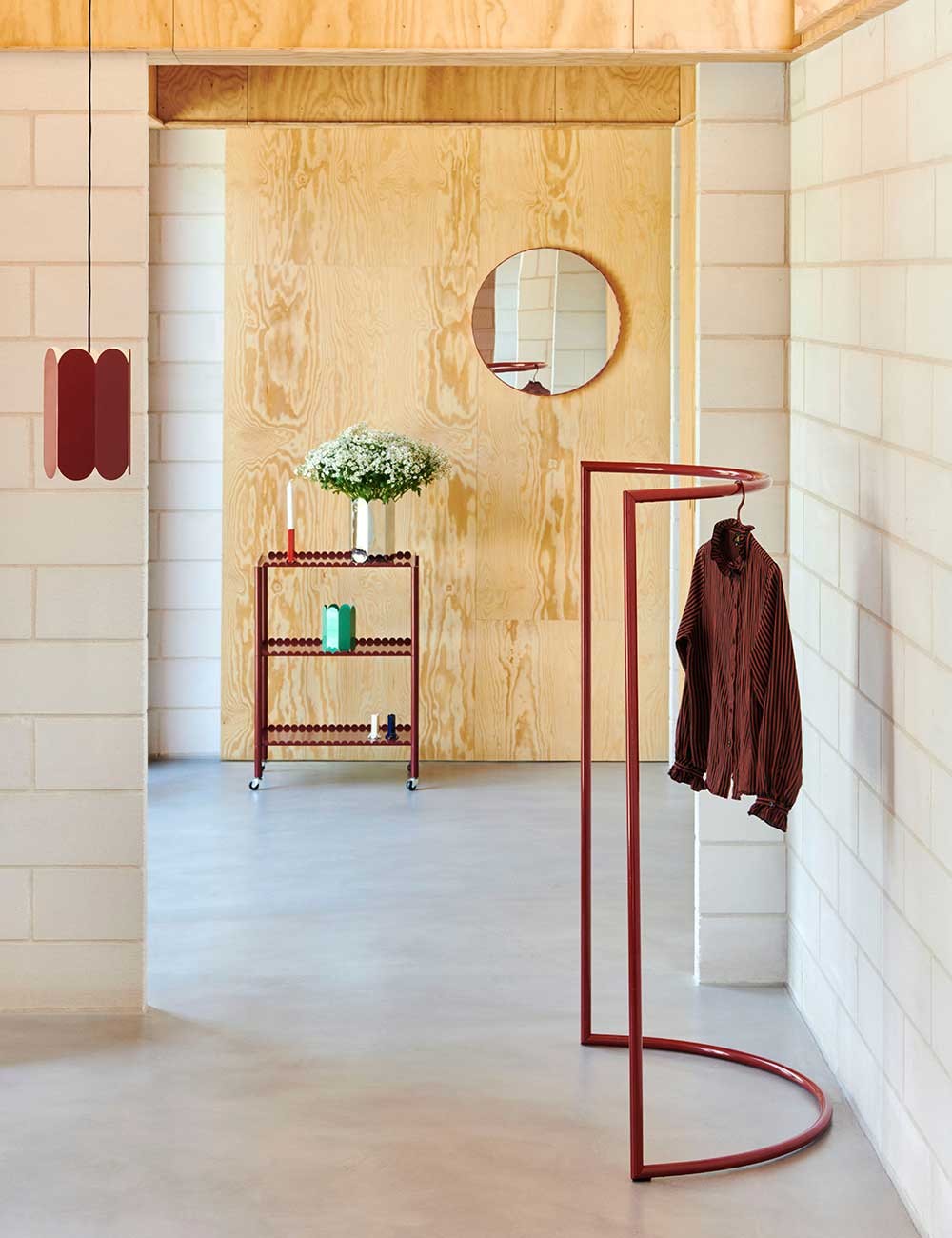 colour rack c shape