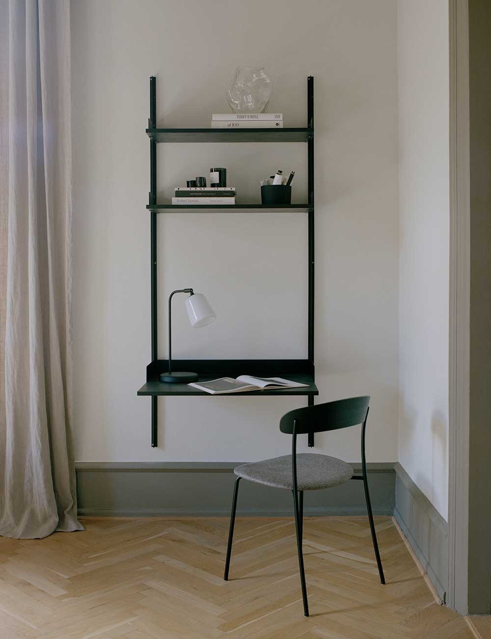new works study shelf