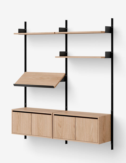 NEW WORKS LIVING SHELF CABINETS LOW w. DOORS