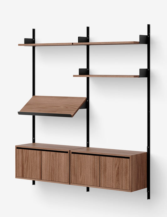 NEW WORKS LIVING SHELF CABINETS LOW w. DOORS
