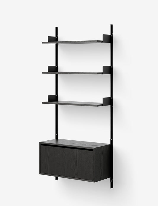 NEW WORKS WALL SHELF 1900 CABINET LOW w. DOORS