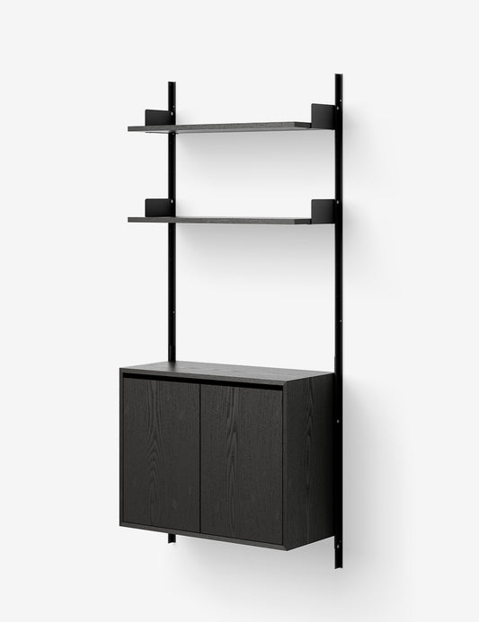 NEW WORKS WALL SHELF 1900 CABINET TALL w. DOORS
