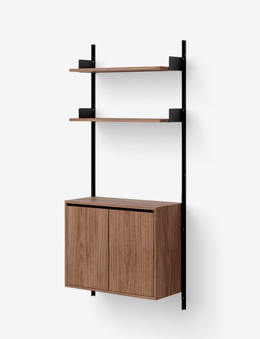 NEW WORKS WALL SHELF 1900 CABINET TALL w. DOORS