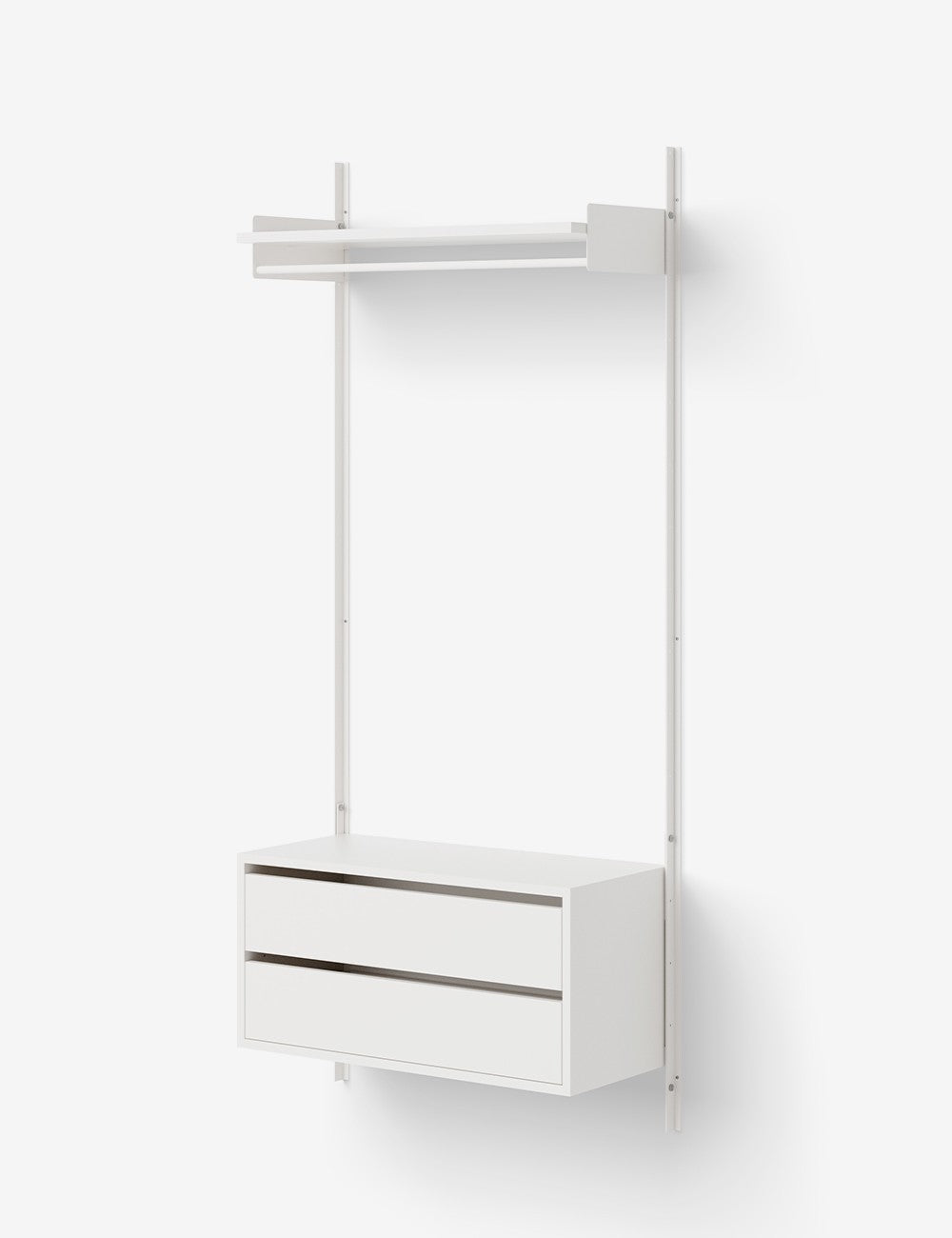 NEW WORKS WARDROBE SHELF CABINET w. DRAWERS