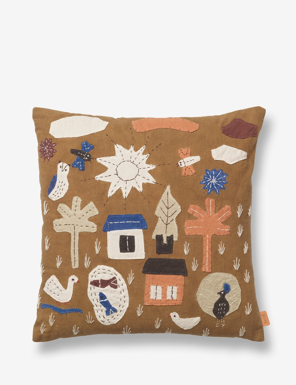 village quilted cushion