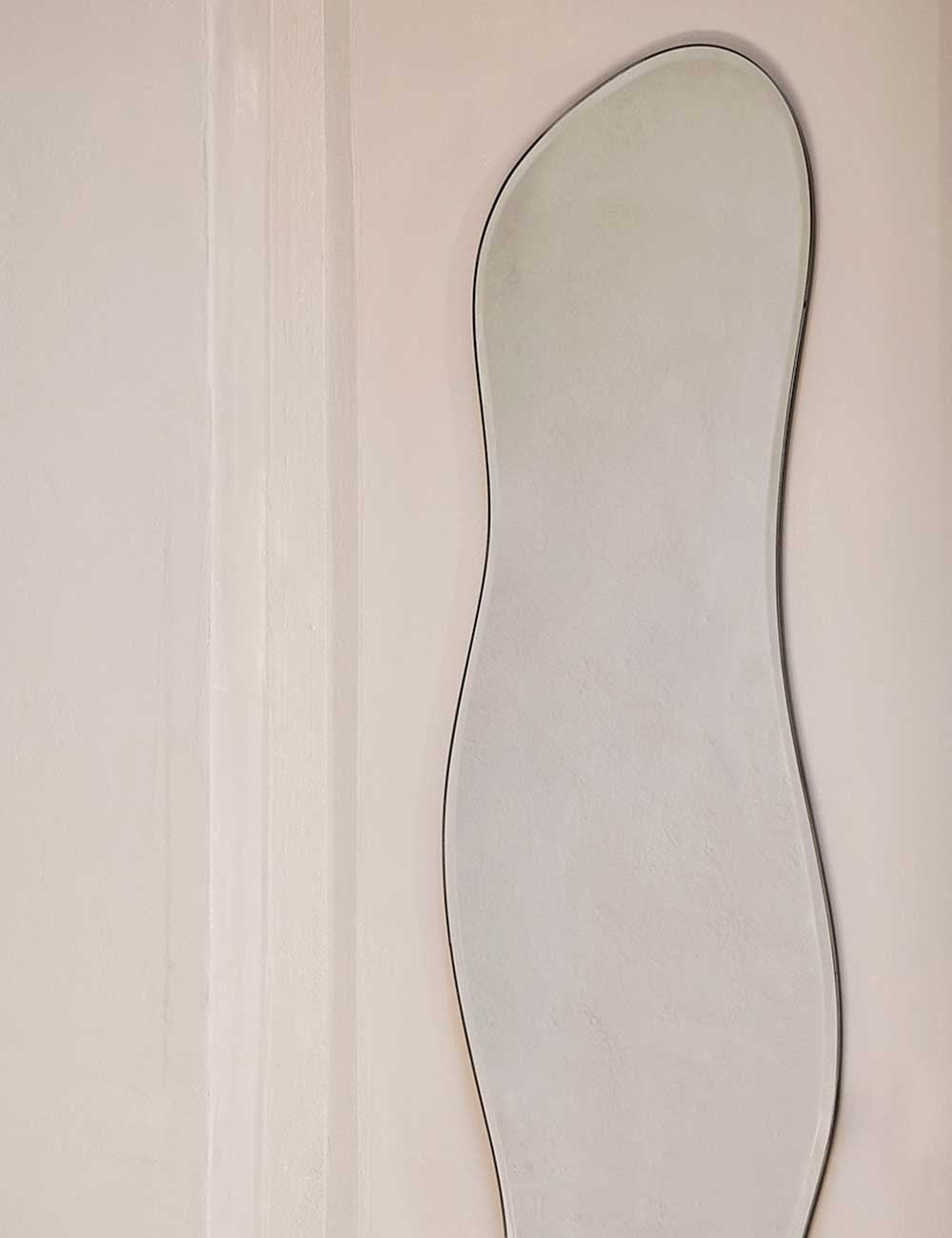 miroir d'étang pleine grandeur en laiton