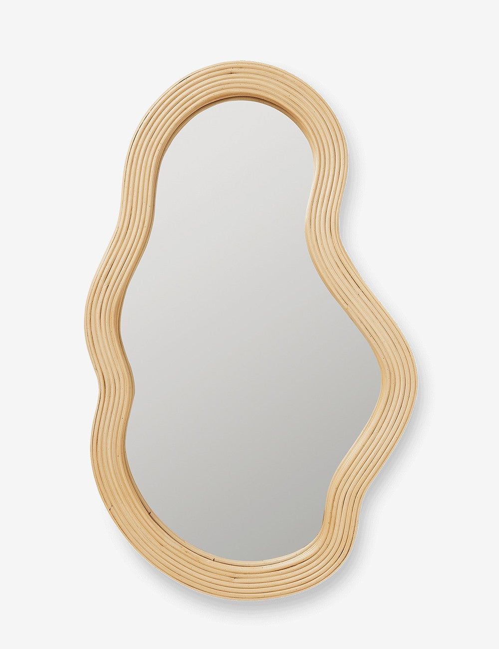 miroir de bassin m en rotin