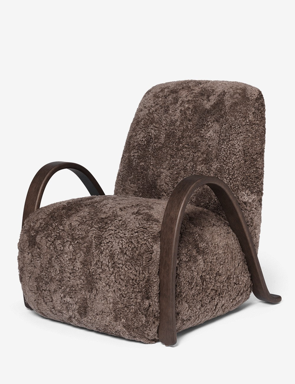 chaise longue en peau de mouton