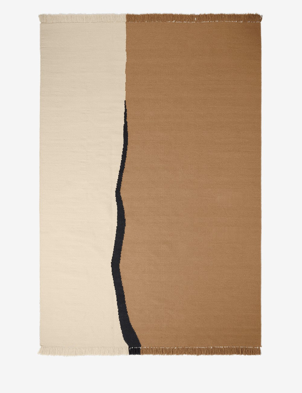 tapis kelim en terre