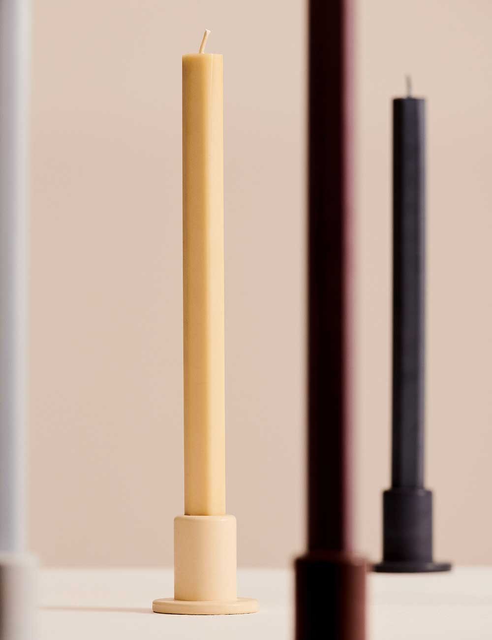 TUBE CANDLEHOLDER CONCRETE