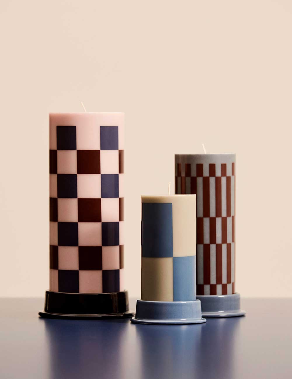 bougies colonnes