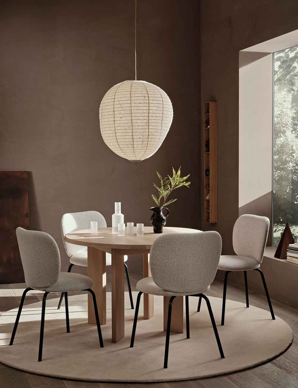 tapis rond tufté stille