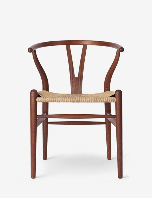 ch24 wishbone chair caoba