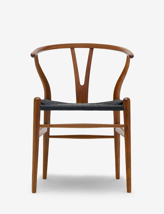 ch24 wishbone chair nogal