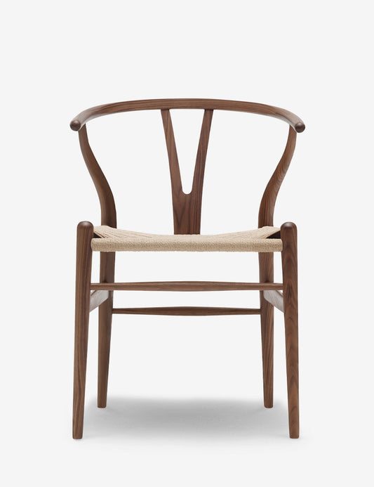 ch24 wishbone chair nogal