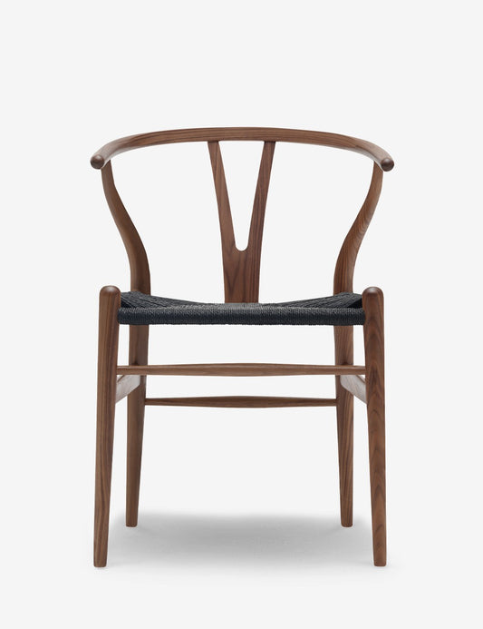 ch24 wishbone chair nogal