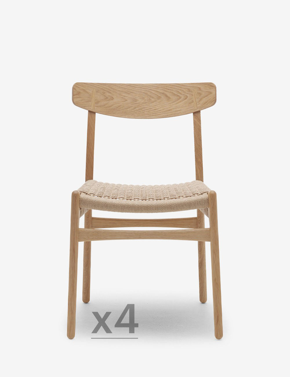 CH23 CHAIR OIL OAK 4 SET