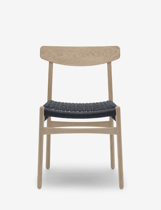 CH23 CHAIR BLACK OAK 4 SET