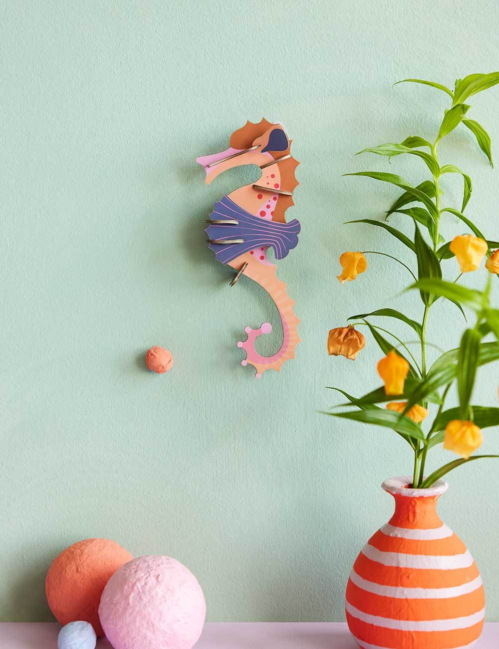 pink seahorse