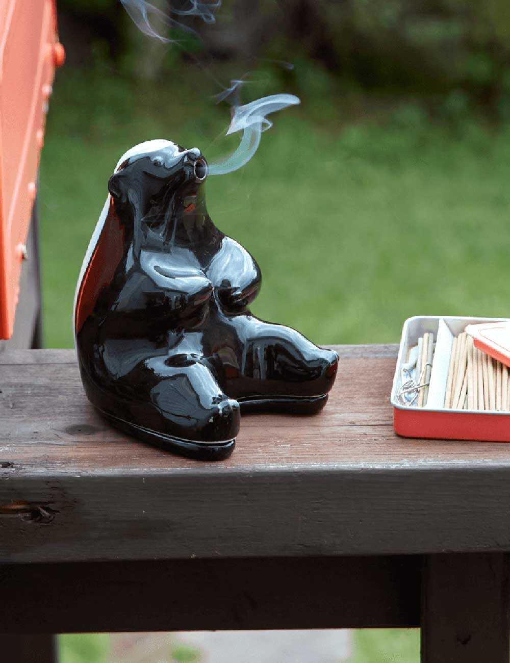 quemador incienso tejón