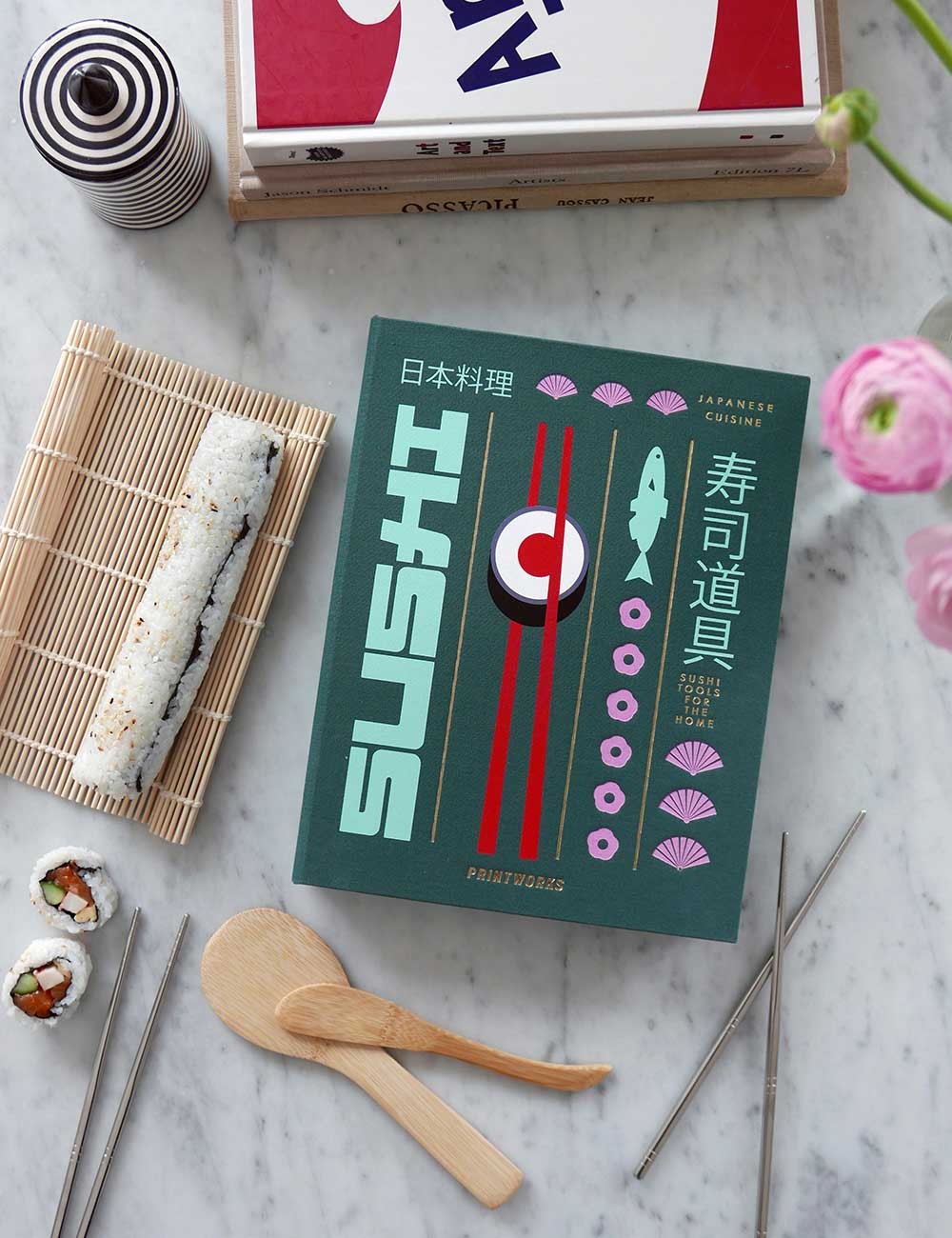 ensemble de sushis