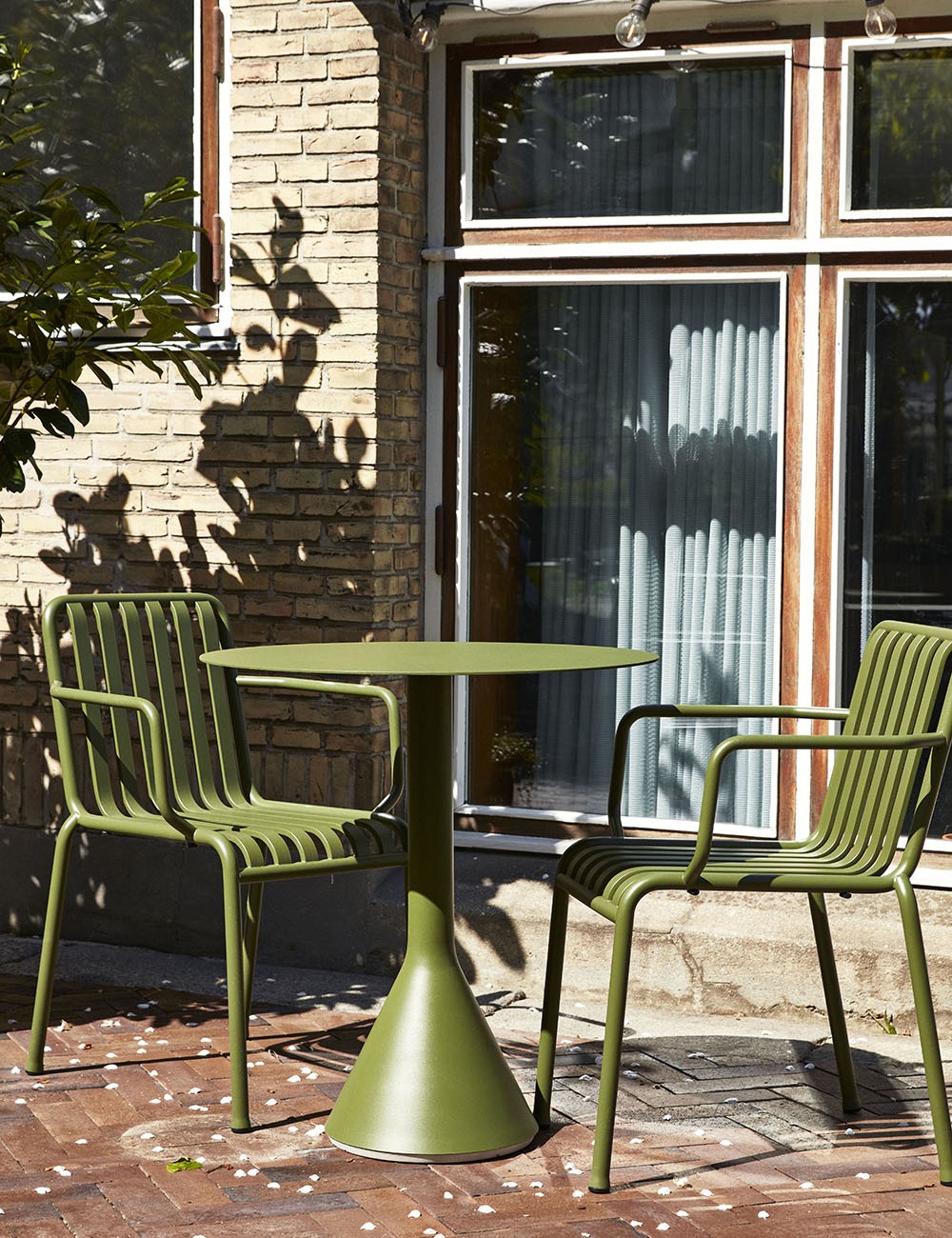 tavolo conico palizzata rotondo 70