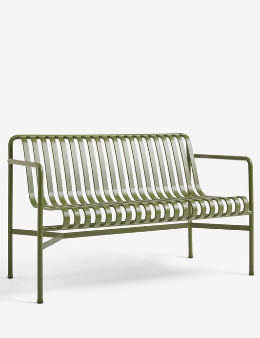 PALISSADE DINING BENCH W ARMREST