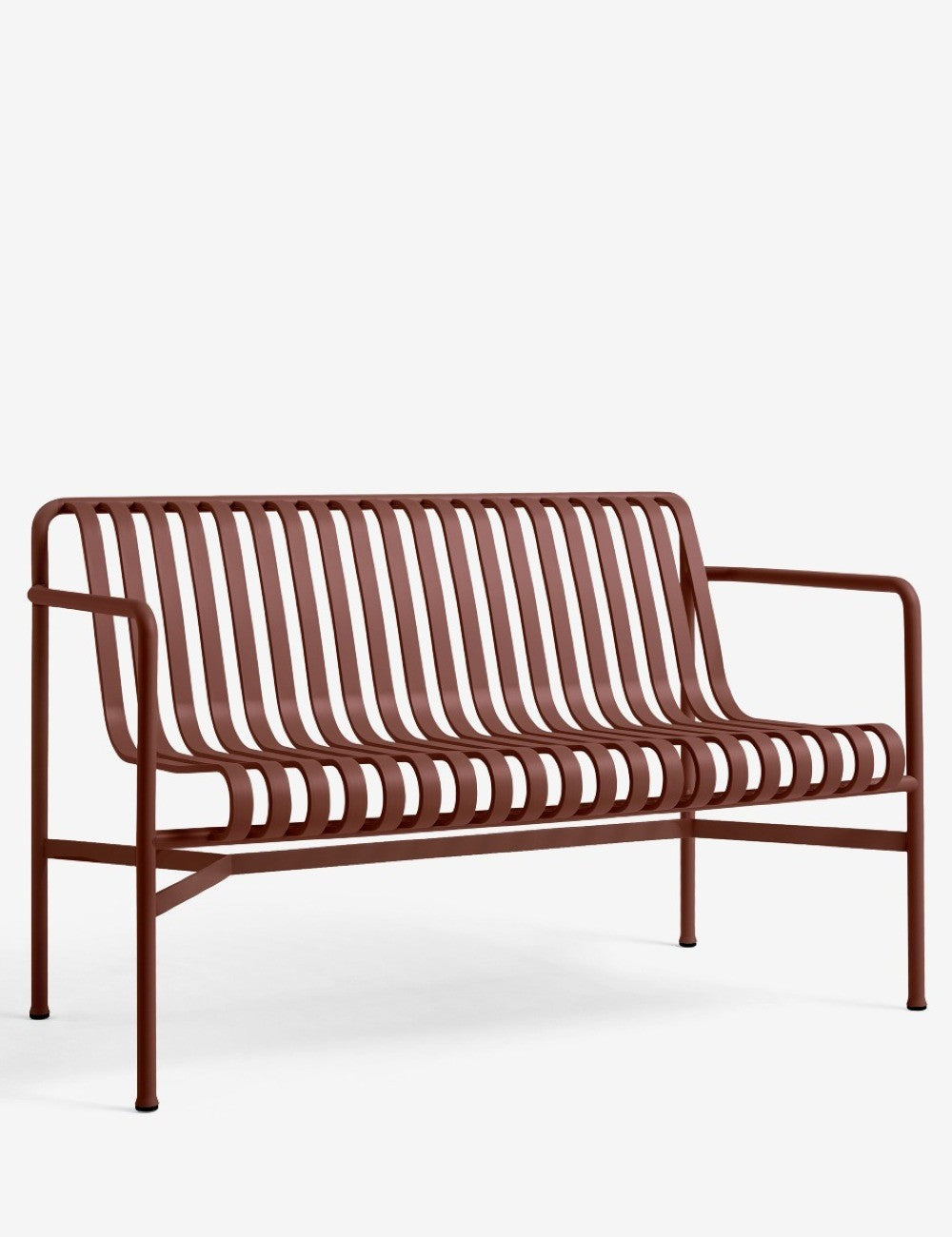 Palissade dining bench armrest