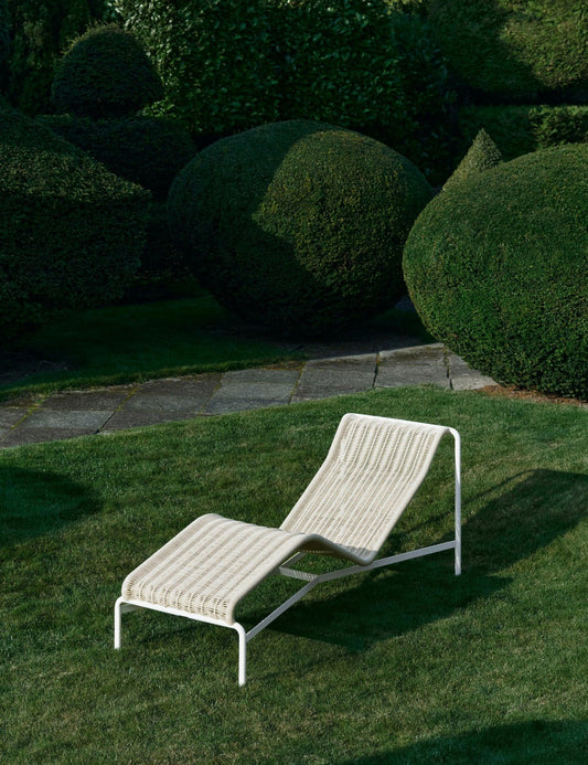 chaise longue en corde de palissade