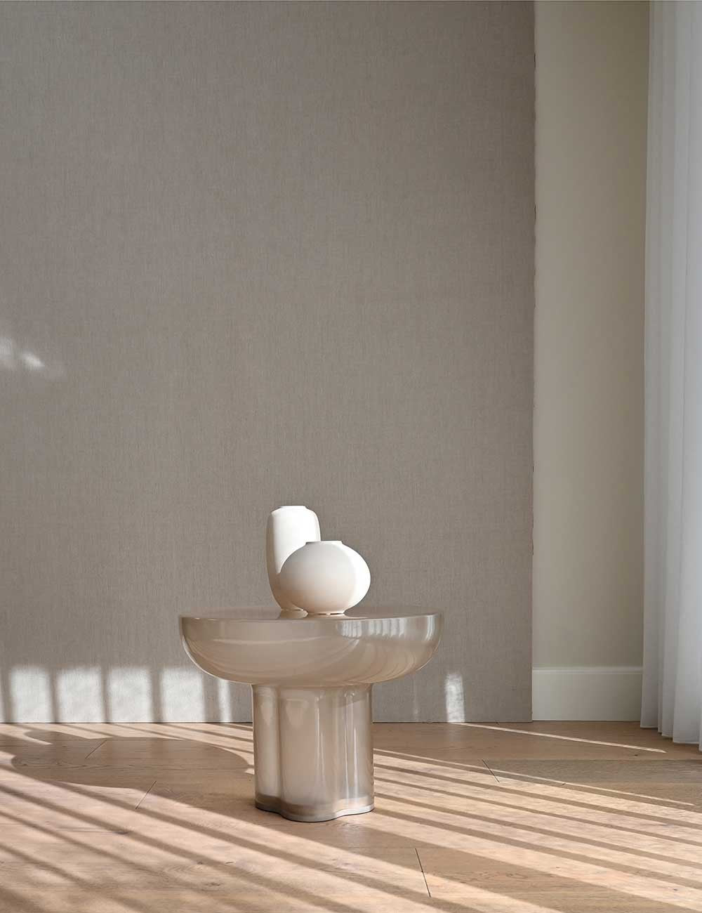 table haute en verre Crown