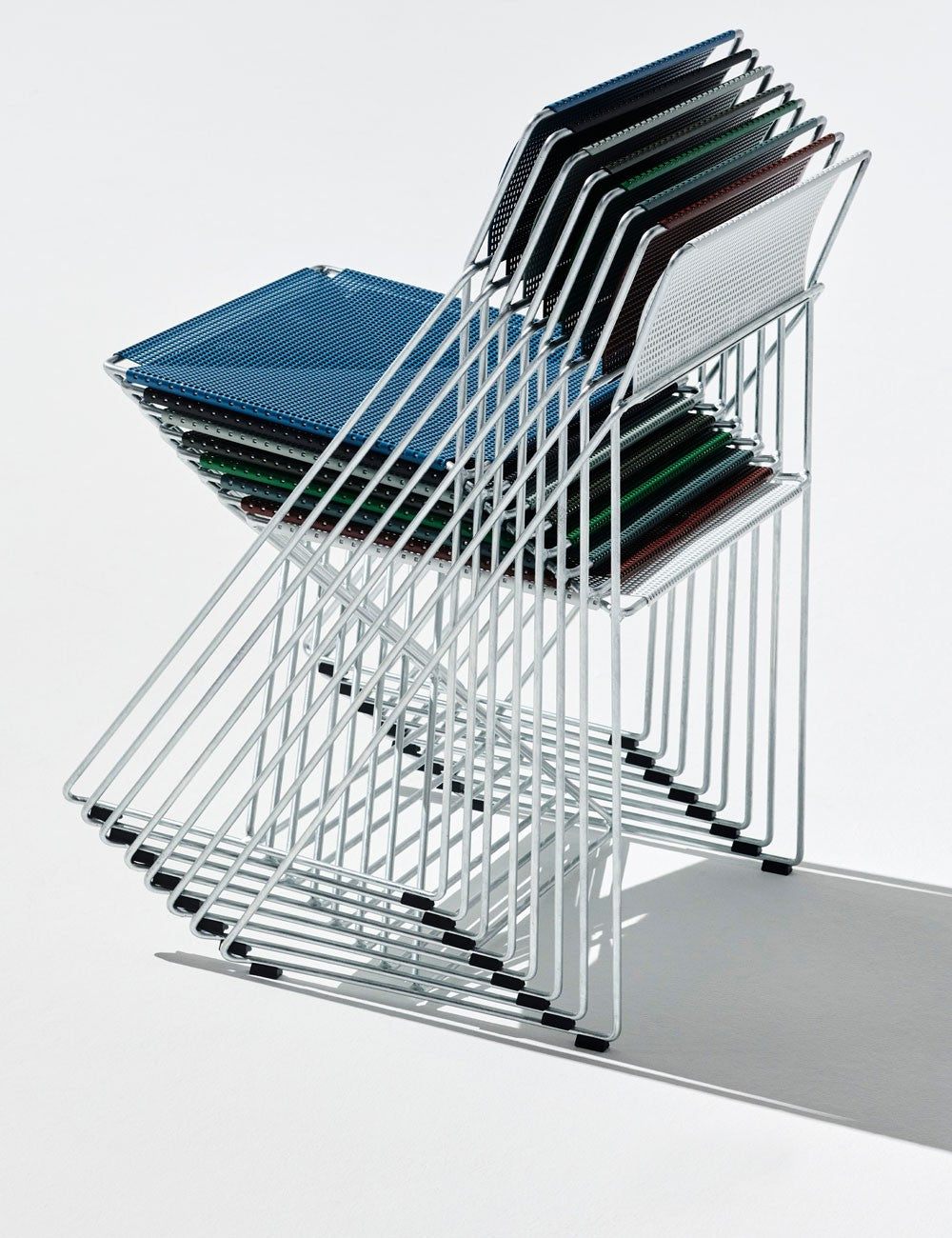 chaise x-line chromée