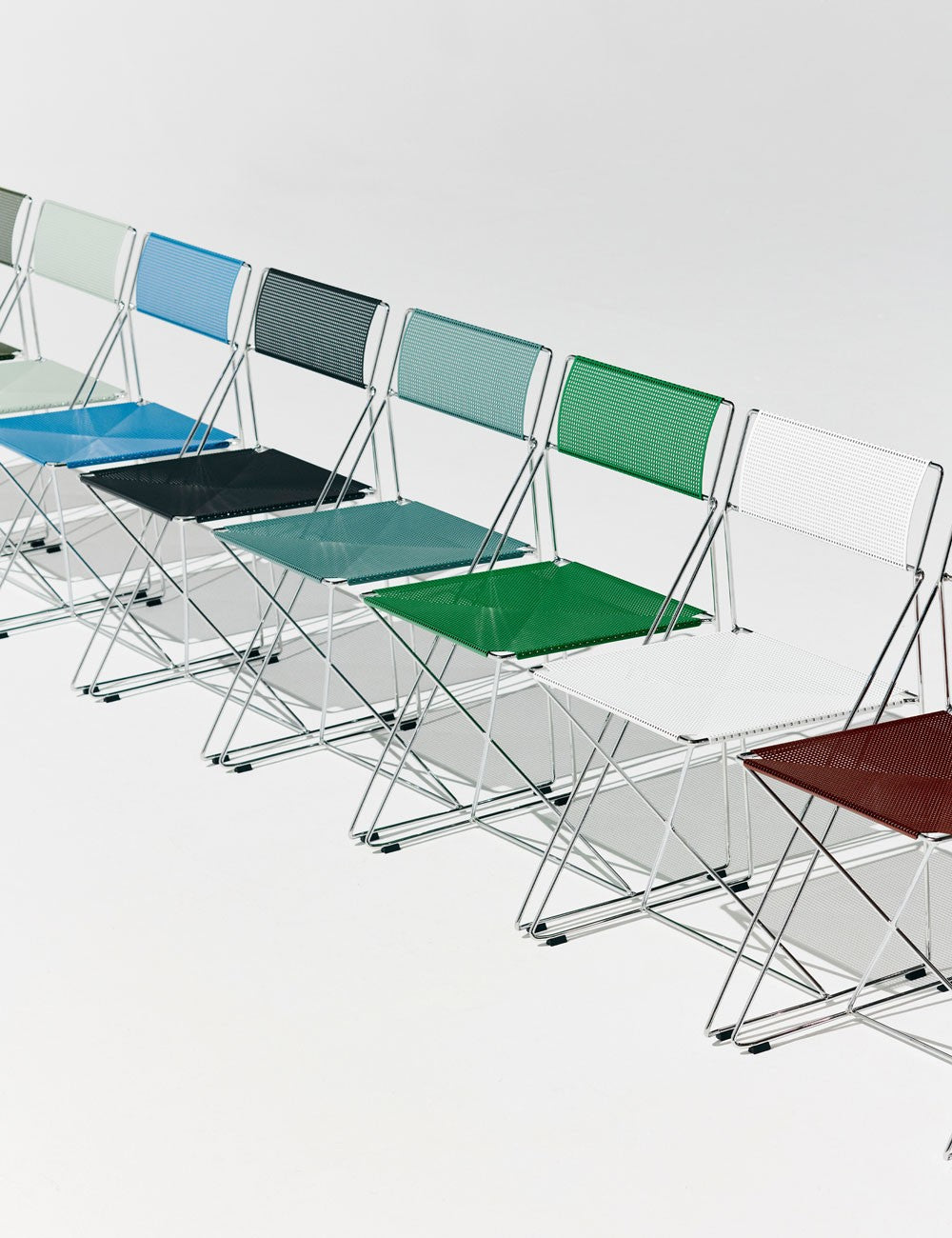 chaise x-line galvanisée