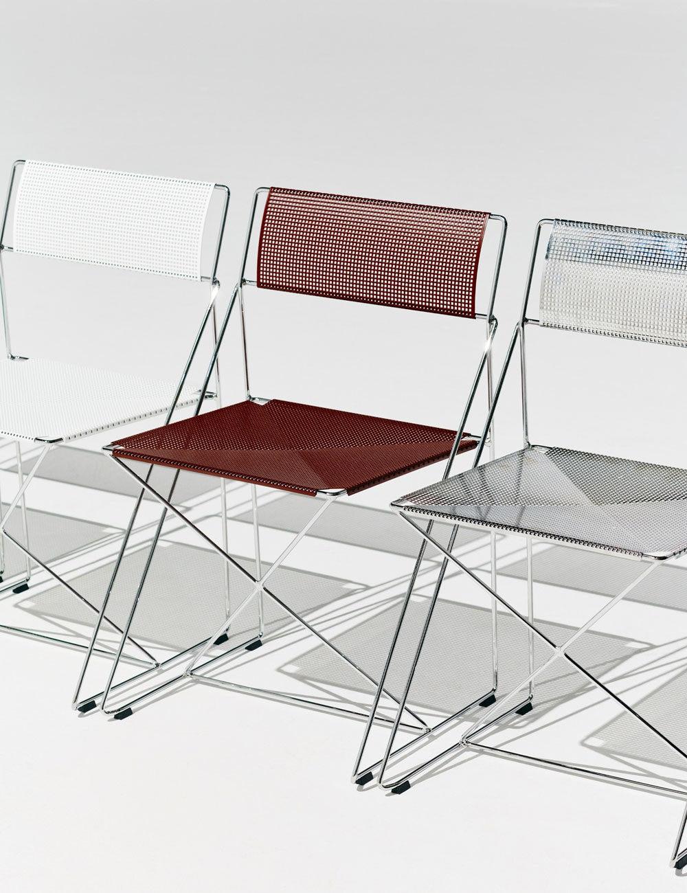 chaise x-line galvanisée