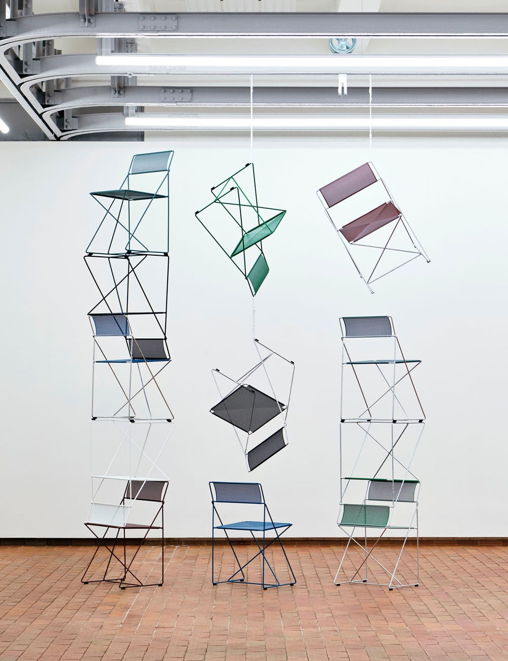 x-line chair galvanised