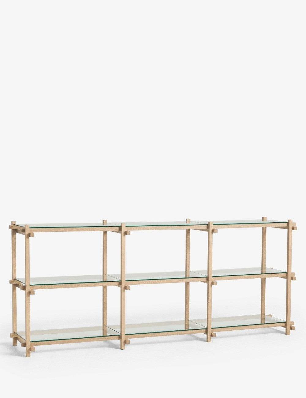 étagères basses en bois