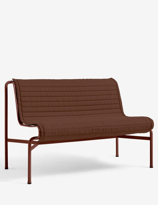 QUILTED CUSHION PALISSADE DINING BENCH