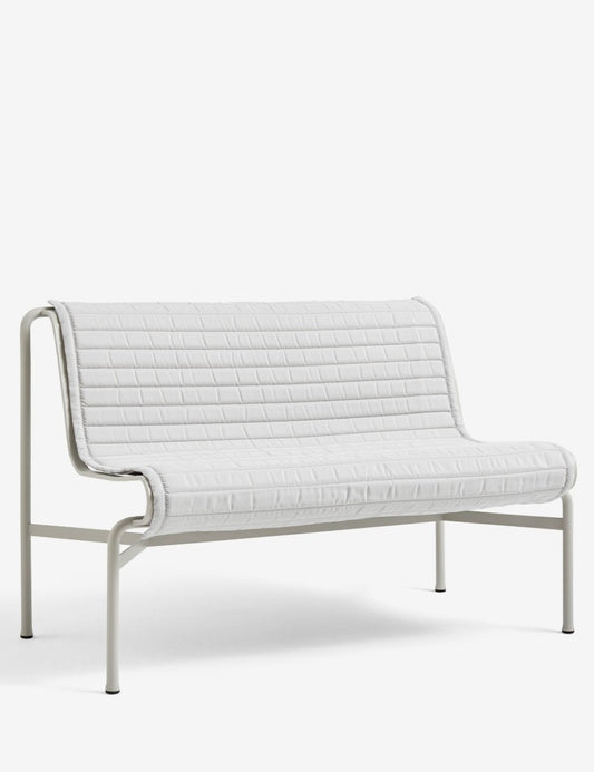 QUILTED CUSHION PALISSADE DINING BENCH