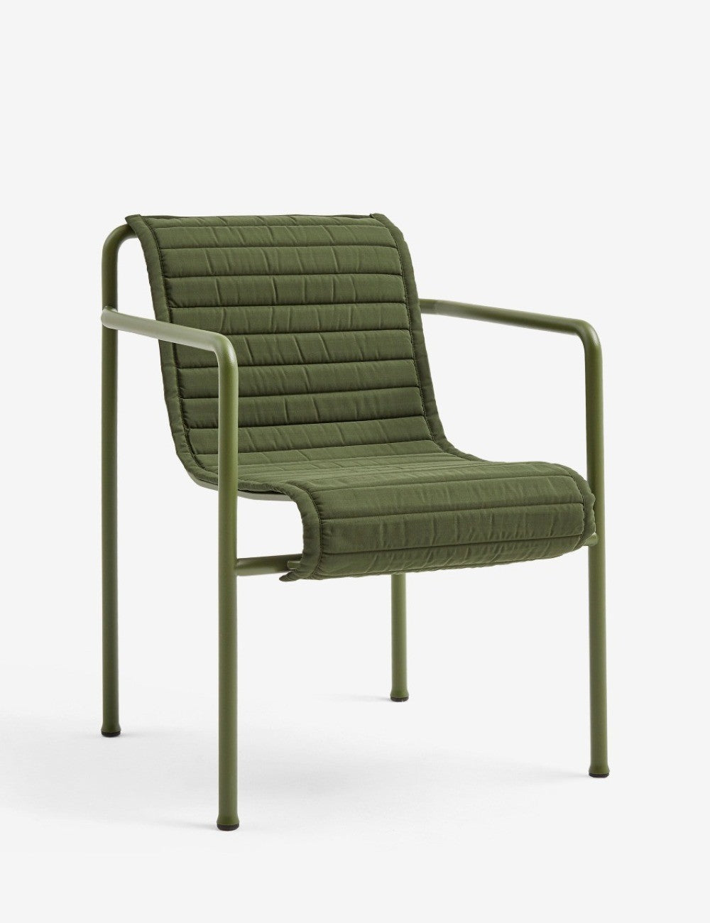 QUILTED CUSHION PALISSADE DINING ARMCHAIR