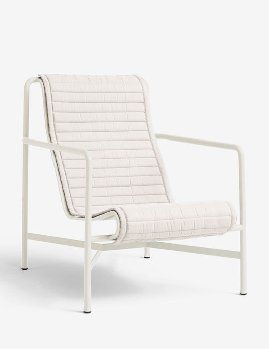 QUILTED CUSHION PALISSADE LOUNGE CHAIR HIGH