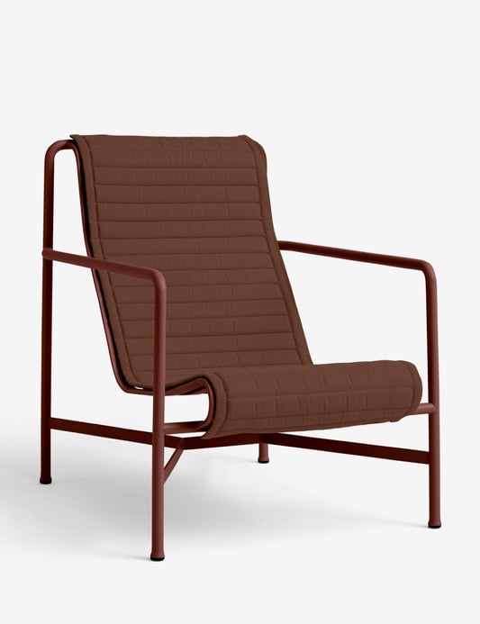 QUILTED CUSHION PALISSADE LOUNGE CHAIR HIGH