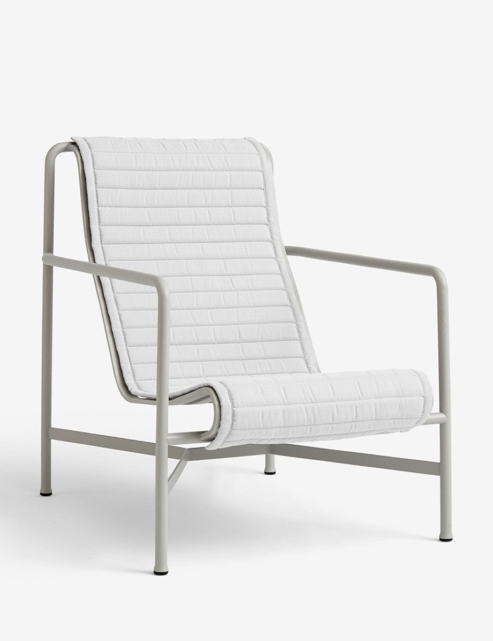 QUILTED CUSHION PALISSADE LOUNGE CHAIR HIGH