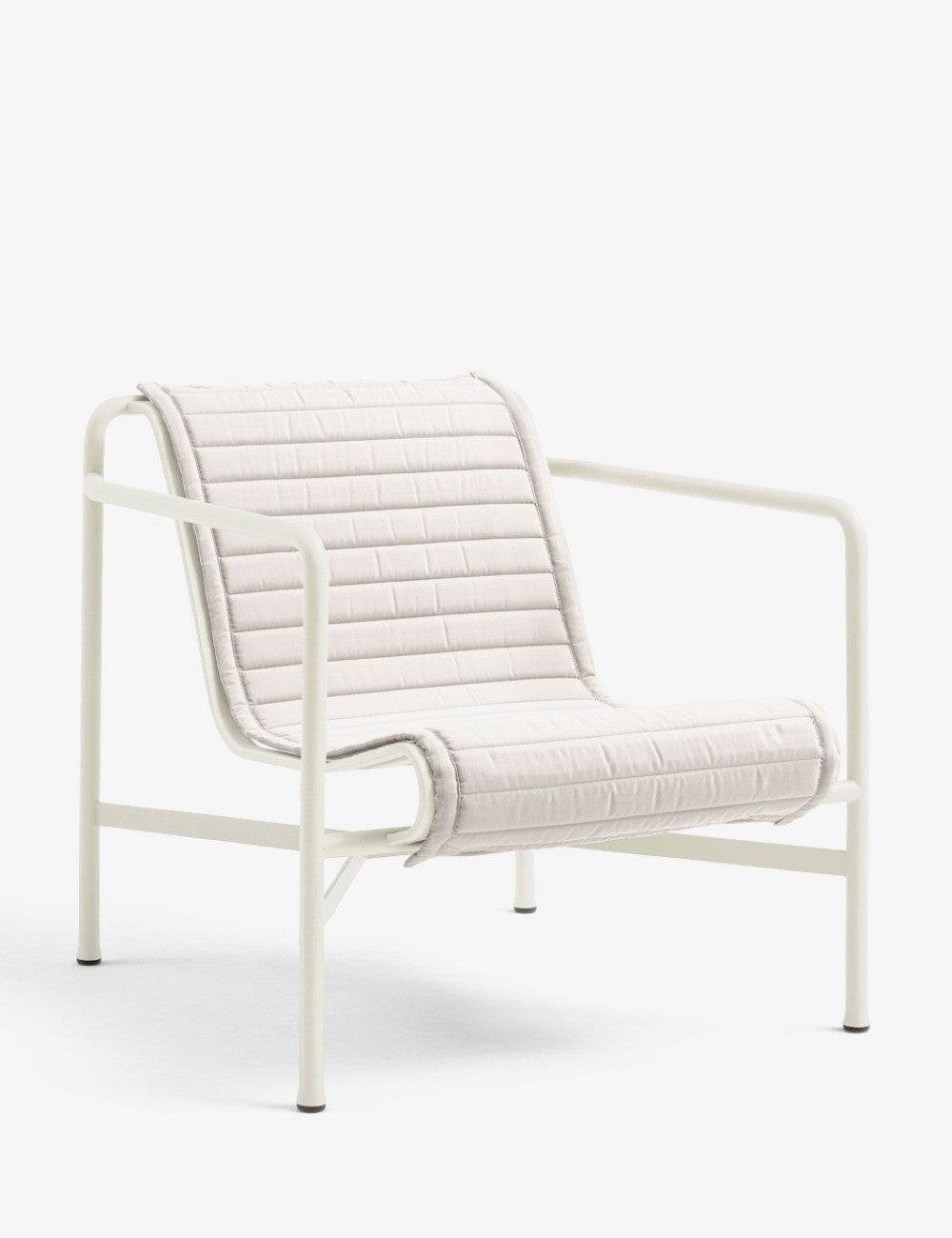 QUILTED CUSHION PALISSADE LOUNGE CHAIR LOW