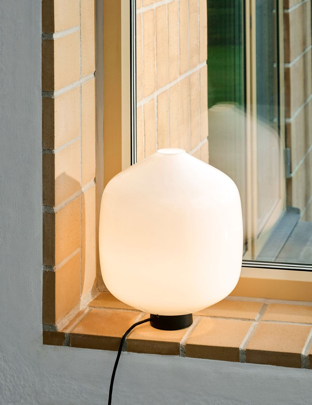 lampe de table en verre bouée 200