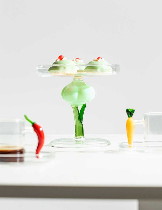 expositor de comida brocoli